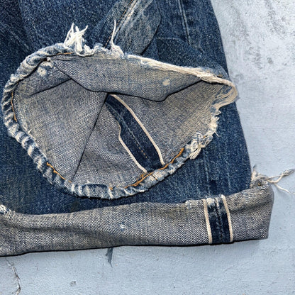 Levis 501 Vintage 70s SS Redline Selvedge USA XX Jeans Med Wash 48x30 Act 44x26