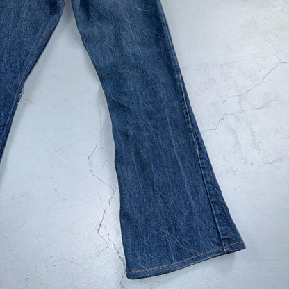Levis Big E Vintage 60s Orange Tab 646 Bell Bottoms Denim Jeans Bootcut 31x29