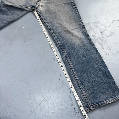 Levis 517 Vintage 80s USA Orange Tab Bootcut Flare Blue Worn Jeans Act 32x27