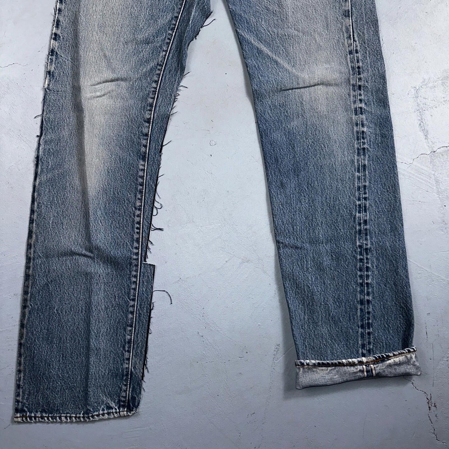 Levis 501 Vintage 80s Redline Selvedge USA XX Jeans Light Wash 33x40 Act 30x34