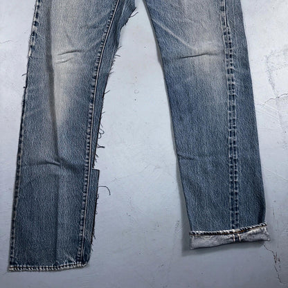 Levis 501 Vintage 80s Redline Selvedge USA XX Jeans Light Wash 33x40 Act 30x34