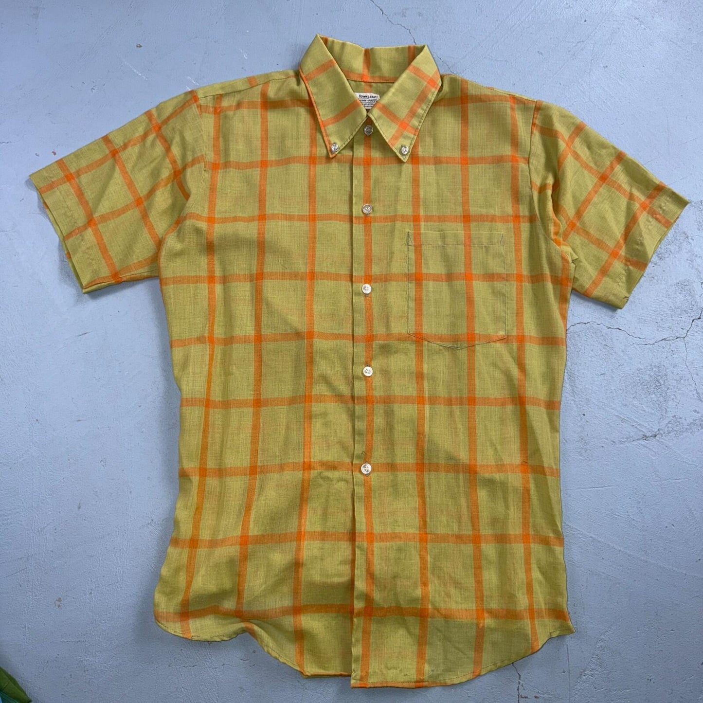 VTG Penneys Boys Button Shirt Size 18 1950s Rockabilly Lot Towncraft 60s Stripes