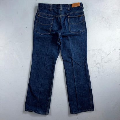 VTG 70s Sears Roebucks Jeans 34x30 Mens USA Rockabilly Dark Rockabilly Scovill
