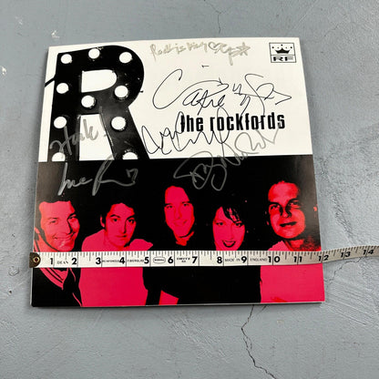 The Rockfords Band Signed Autograph Poster Board Rare Seattle Washington Rock