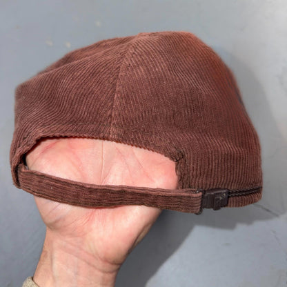 Maverick Country Store Corduroy VTG Hat Baseball Cap Snapback Brown Western Drin