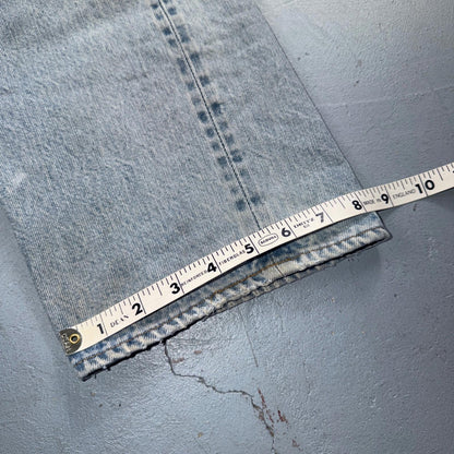 Levis 501 Vintage 80s Redline Selvedge USA XX Jeans Light Wash 36x30 Act 33x28