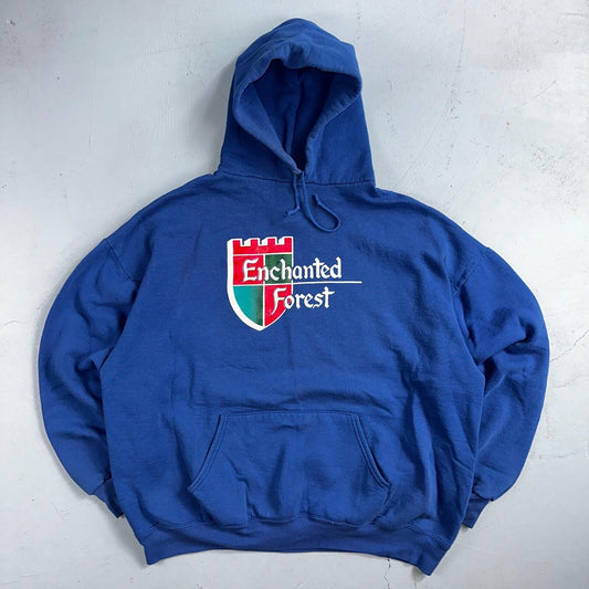 Enchanted Forest 90s USA Hoodie Y2K Vintage Sweatshirt Portland Oregon Park RARE