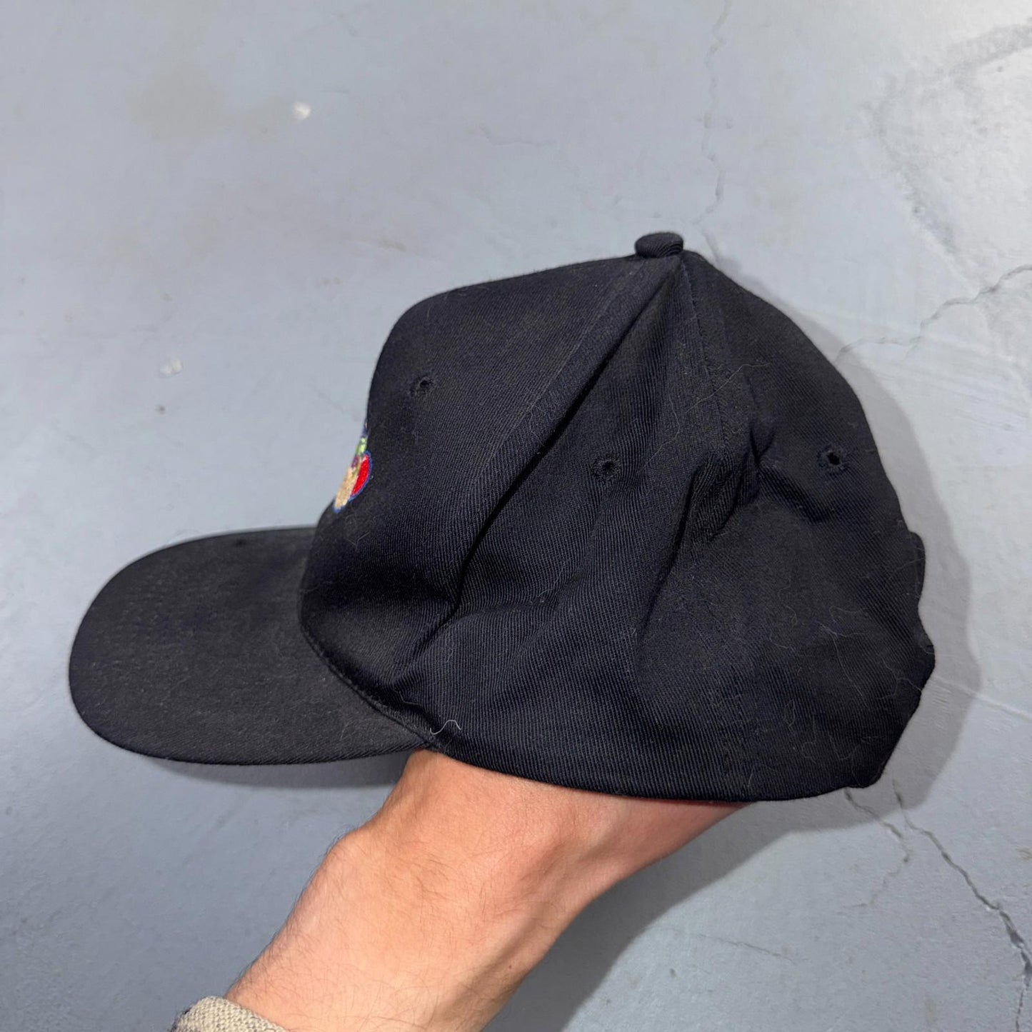 Vienna Beef 90s VTG Hat Baseball Cap Snapback Black Hot Dog Chicago Portillos