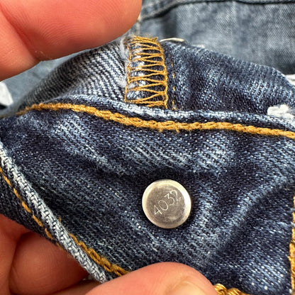 Levis 501 Vintage Y2K Straight Leg XX 2000s Jeans 38x30 Med Wash Act 36x27