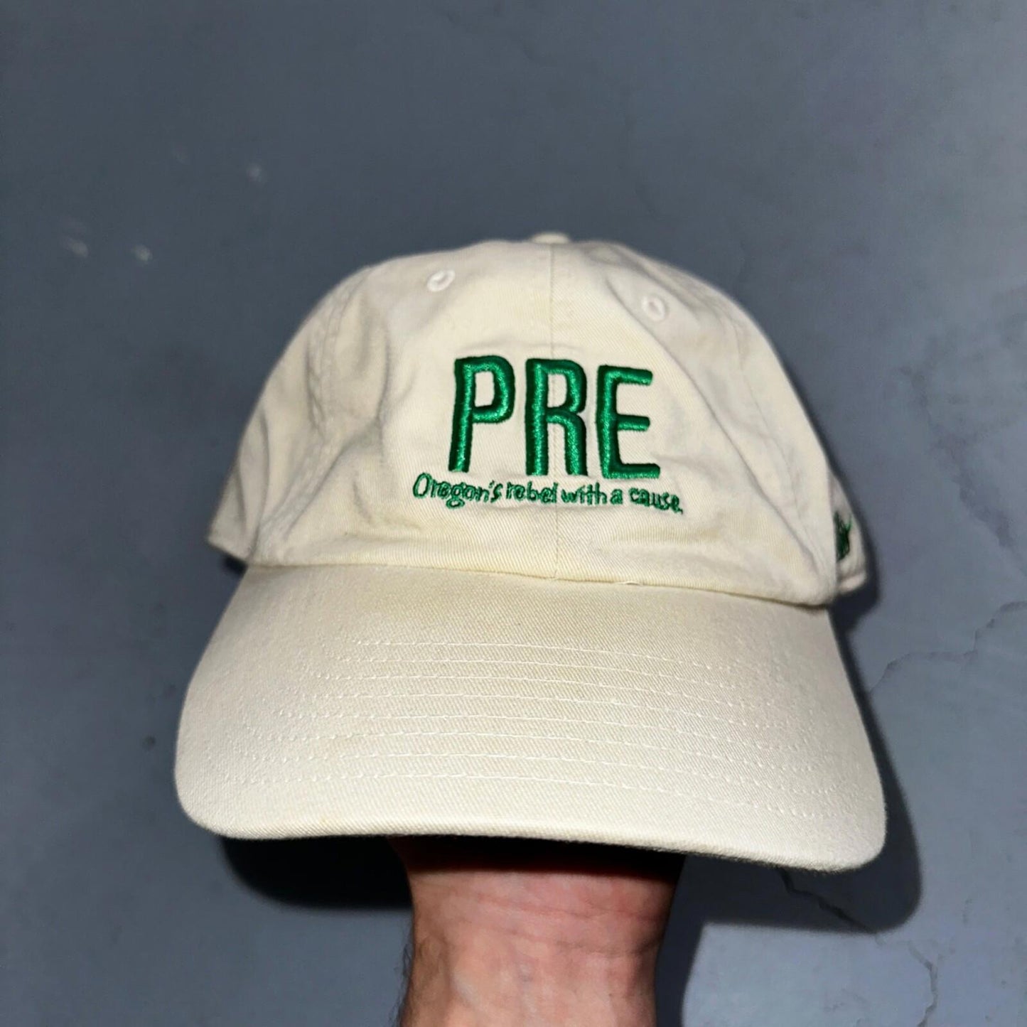 Nike GO PRE Vintage Hat Cap Strap Back Swoosh Stop Tailwind 90s Prefontaine