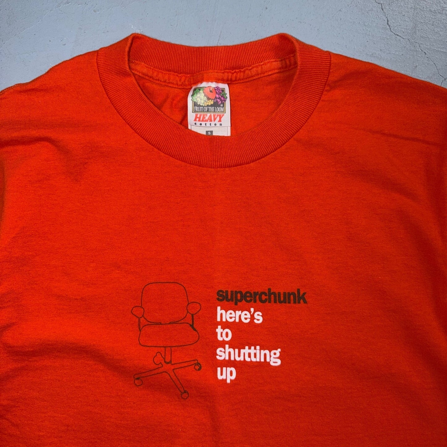 Superchunk Y2K VTG T Shirt Here's To Shutting Up Music Promo Herman Miller
