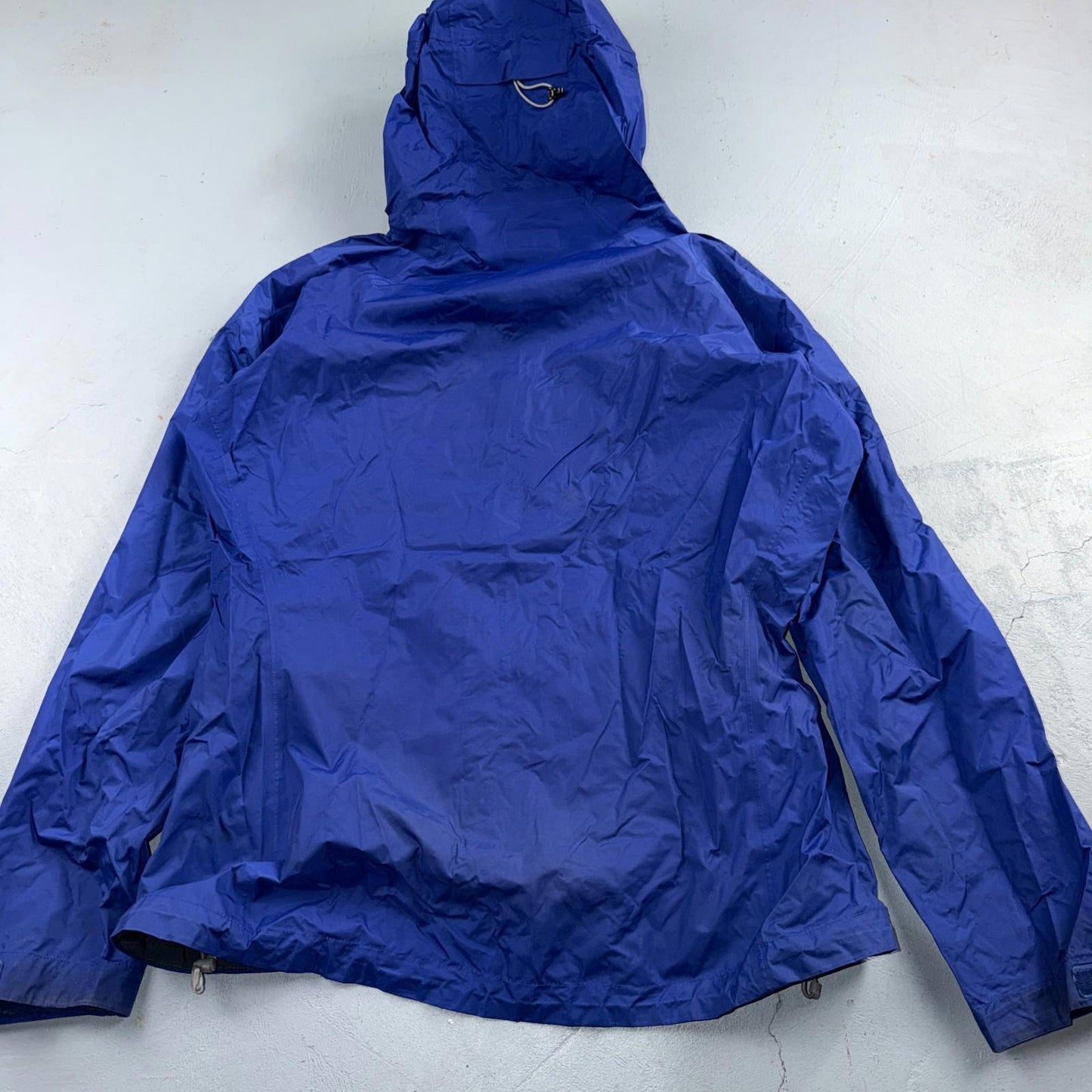 Patagonia Womens Purple Zip Up Windbreaker Hooded Shell Jacket Size L