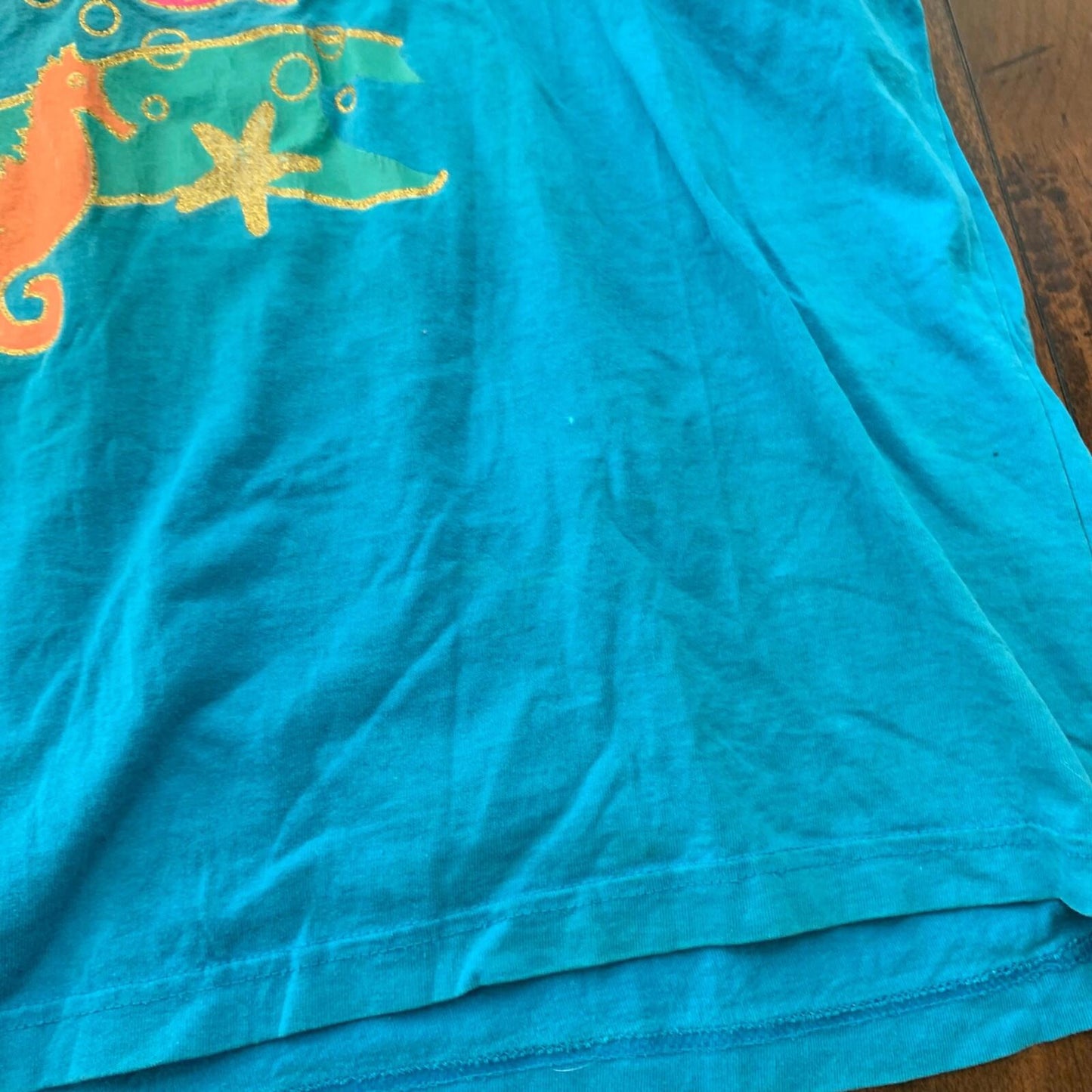 Fishes Ocean Fish Vintage T Shirt Blue Love Animals Florida Summer Vibe 90s