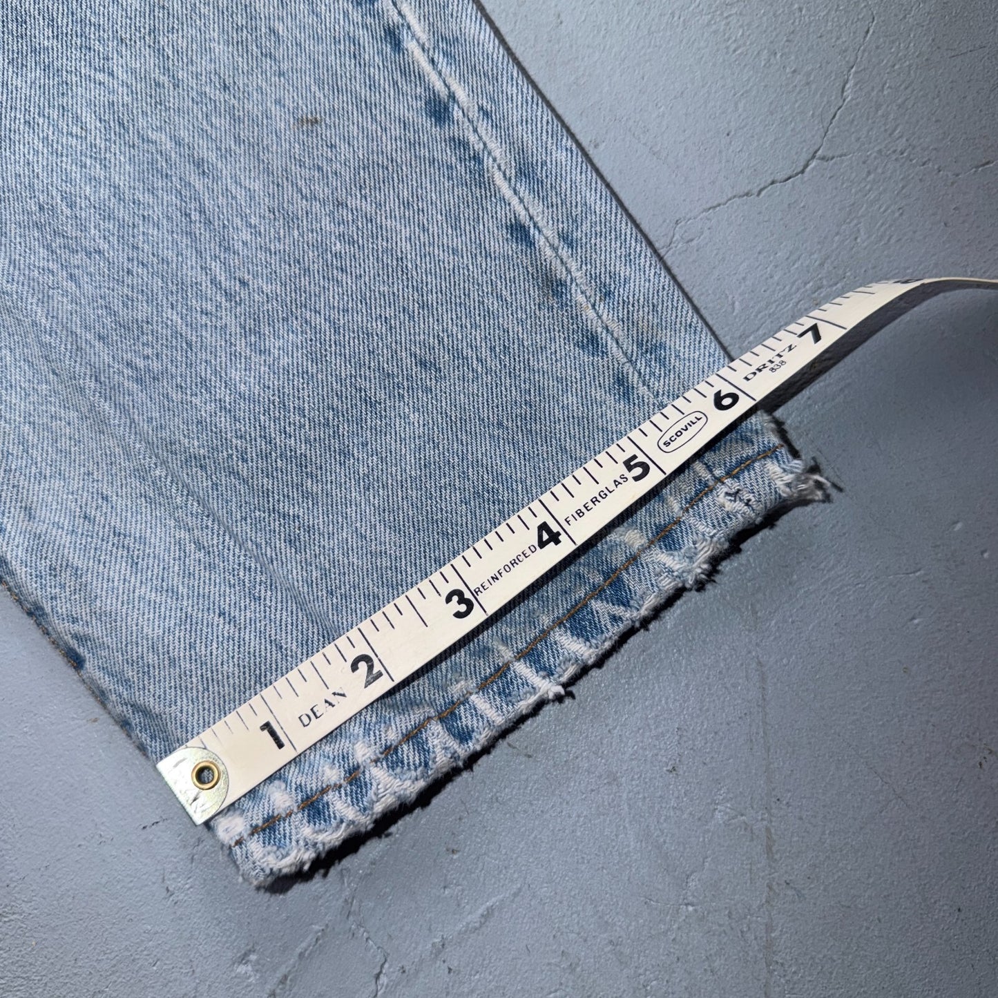 Levis 501 Vintage 90s USA XX Straight Leg Jeans Blue Light Wash Womens Act 27x31