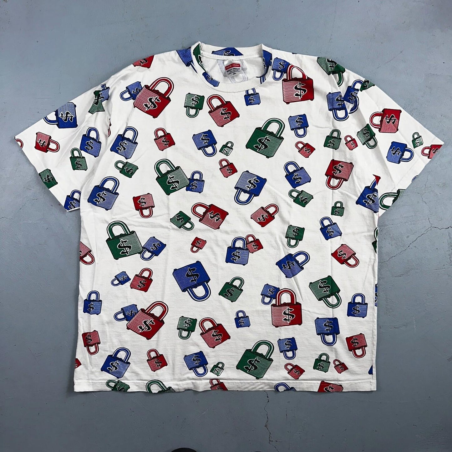 Money On Lock Wild AOP Y2K VTG T Shirt Cash CREAM Rap Music 4XL Soulja Boy Boi