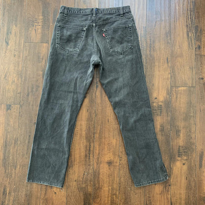 Vintage 90s Levis 505 XX 34x32 501 USA Jeans Black Canada Act 32x28