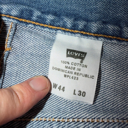 Levis 501 Vintage Y2K XX Straight Leg Jeans Blue Light Wash 44x30 Act 40x26