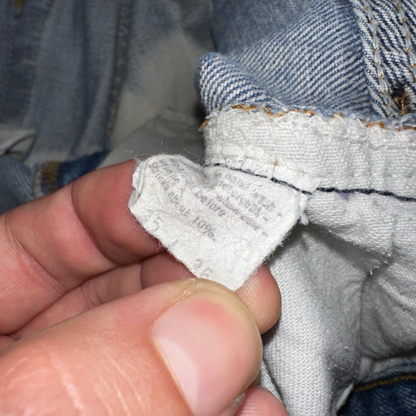 Levis 501 Vintage 80s Redline Selvedge USA XX Jeans Med Wash 35x36 Act 32x32