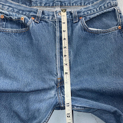 Levis 501 Vintage 80s USA XX Straight Leg Jeans Blue Light Wash 33x34 Act 31x32