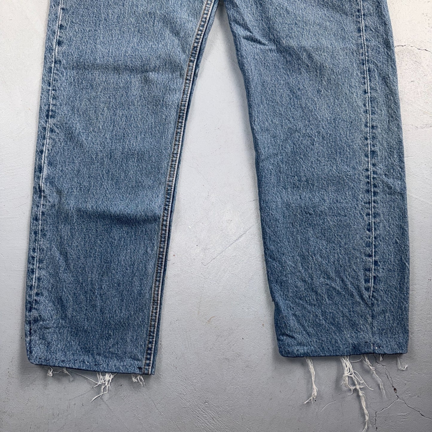 Levis 501 Vintage 90s USA XX Straight Leg Jeans Blue Light Wash 34x30 Act 33x26