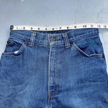 Levis Vintage Womens Size 24x32 White Tab Big E 501 Blue Straight Jeans 70s 80s