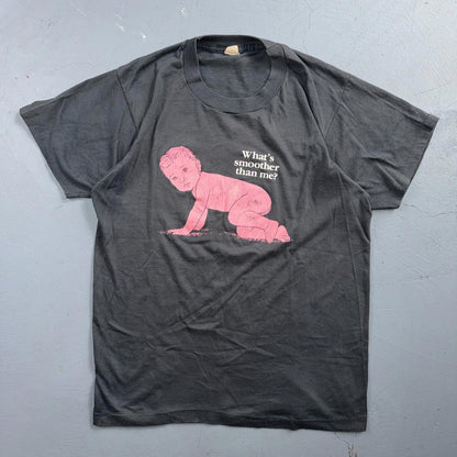 Baby Wild Text 80s Promo VTG T Shirt 1980s Nirvana Grunge Screen Stars Pilot Pen