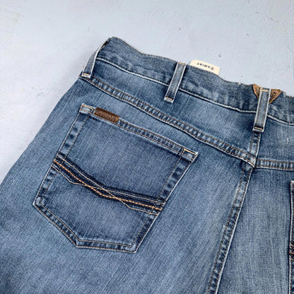 Ariat NWT Jeans Men's Size 36 x 38 Legacy M2 Relaxed Boot Cut Medium Wash