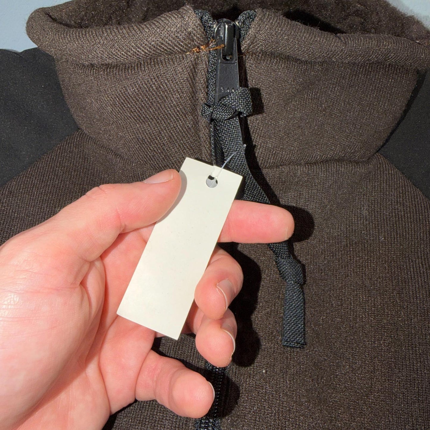 VTG 90s Sherpa Lined Full Zip Cold Weather Jacket Large Synthetic Fiber Bear