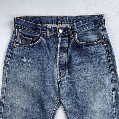 Levis 501 Big E Vintage 60s Redline Selvedge USA XX 1960s Jeans 66 Act 30x28