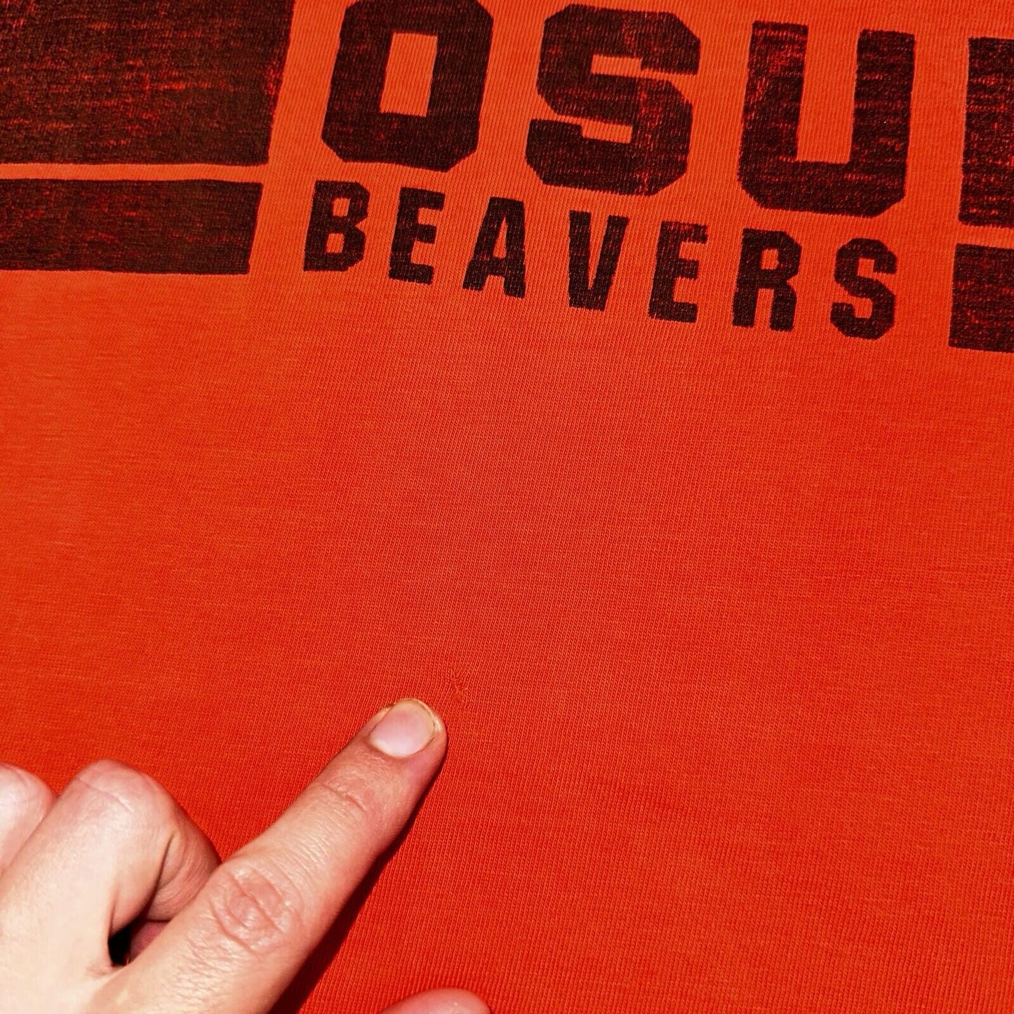 OSU Oregon State USA 70s 1970 VTG T Shirt USA Beavers RARE Single Stitch XL