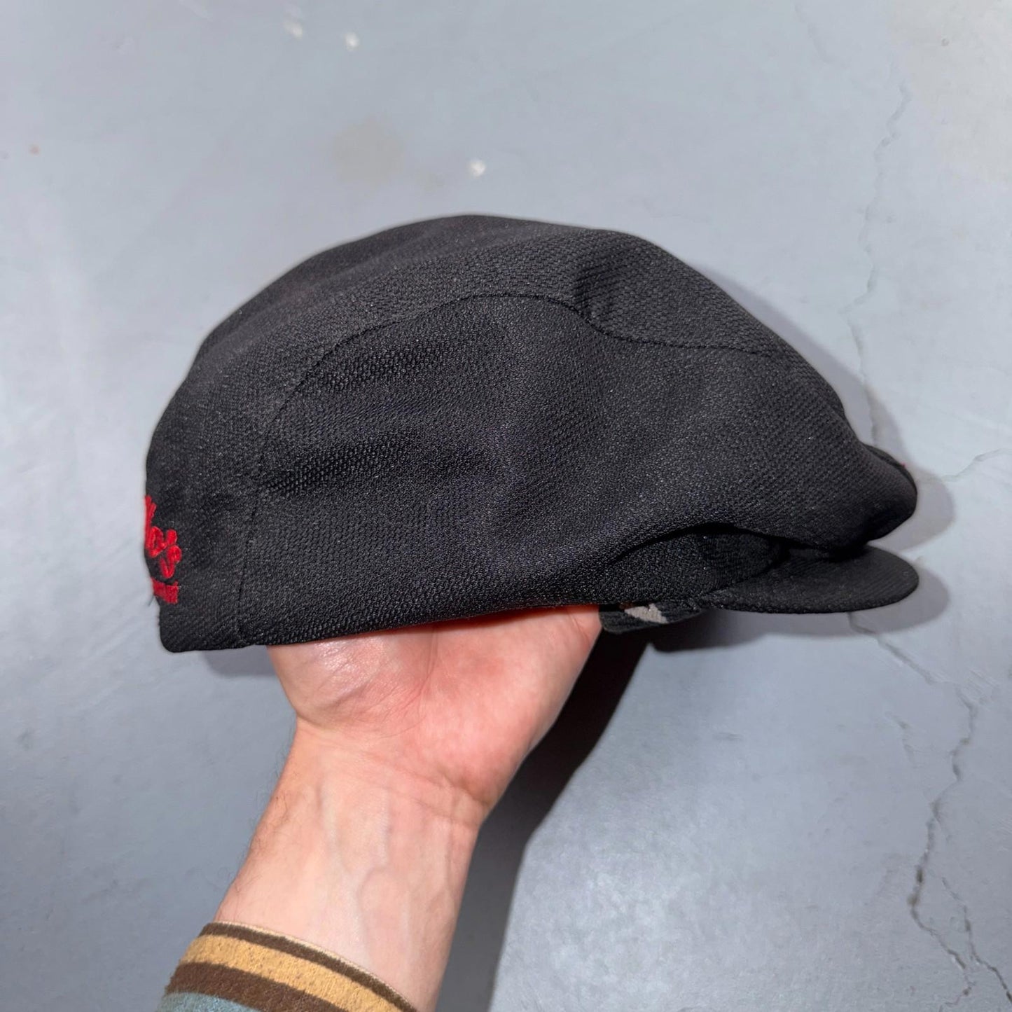 Portillo's Hot Dogs  Hat Chef Works Snapback Newsboy Work Cap Chicago Nu Fit