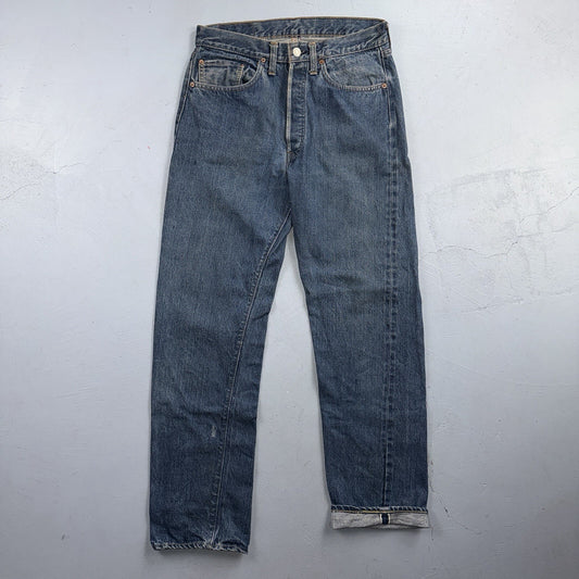Levis 501 Vintage 70s SS Redline Selvedge USA Jeans Med Wash 32x34 Act 29x29