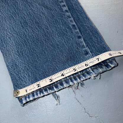 Levis 501 Vintage Y2K 90s XX Straight Leg Jeans Blue Light Wash 33x34 Act 31x31