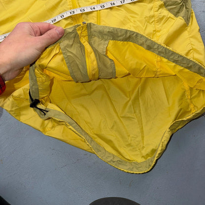 Patagonia Womens Jacket Yellow Medium Velocity Shell Windbreaker 90s VTG Hiking