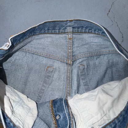 Levis 501 Vintage 80s USA XX Straight Leg Jeans Blue Light Wash 38x36 Act 36x32