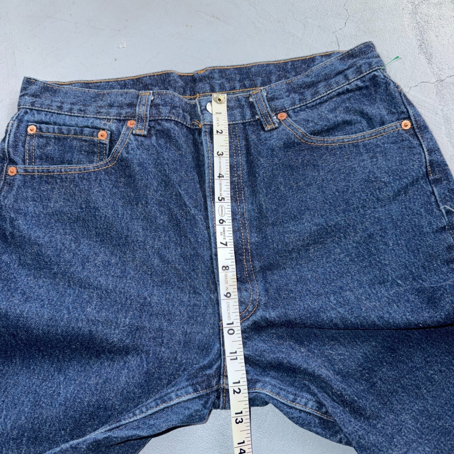 Levis 501 Vintage 80s USA XX Straight Leg Jeans Blue Dark Wash 36x30 Act 33x26