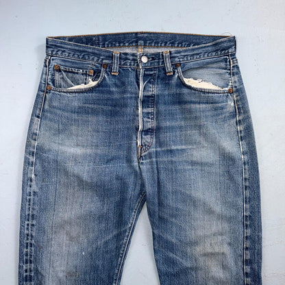 Levis 501 Big E Vintage 60s Redline Selvedge USA XX 1960s Jeans 36x32 Act 34x28