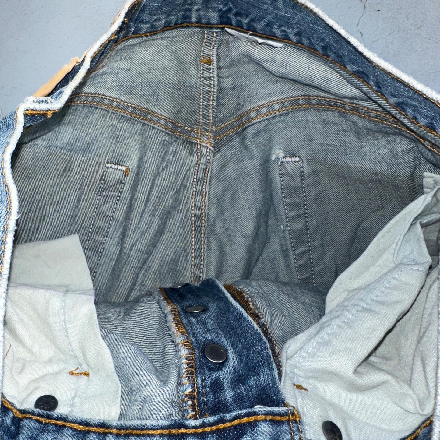 Levis 501 Vintage Y2K Mexico Straight Leg Jeans 31x32 90s Med Wash Act 30x30