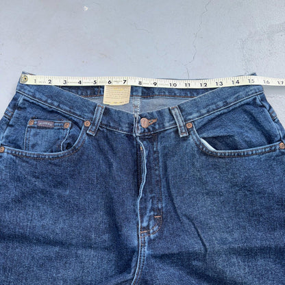 Lee Riders Eased Straight Leg Jeans Misses Size 12 Medium Dark Stone Wash NWT
