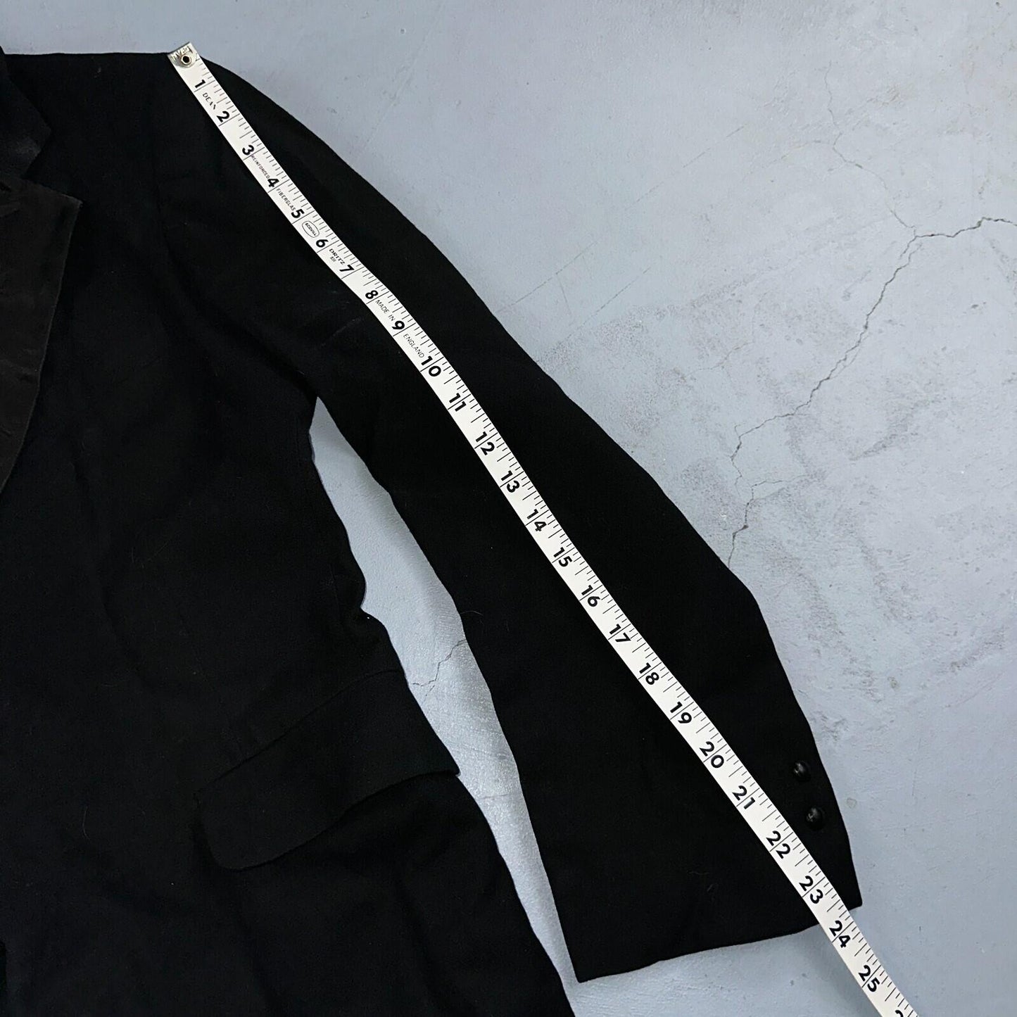 VTG 1920s Mens 1 PC Suit Tuxedo Coat Jacket Pants Black 20s 30s Antique