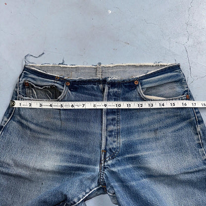 Levis 501 Vintage 80s Redline Selvedge USA XX Jeans Med Wash 31x36 Act 30x30