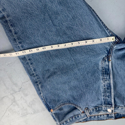 Levis 501 Vintage Y2K 90s XX Straight Leg Jeans Blue Light Wash 42x34 Act 40x34