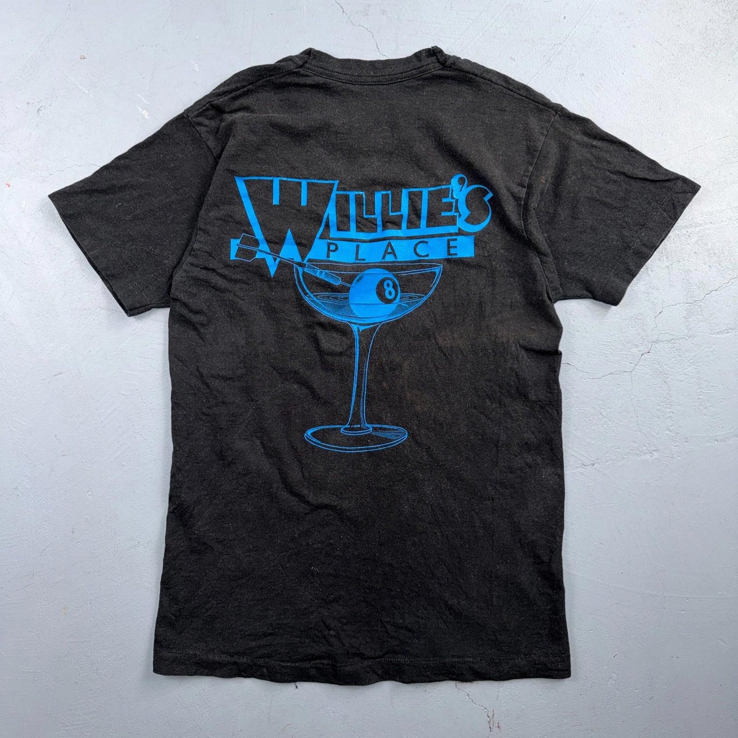 Willies Place VTG T Shirt Willie Nelson Music Band Bar Promo Rare 1980s Texas