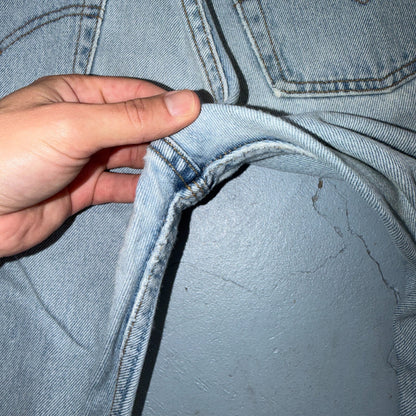 Levis 501 Vintage 90s USA XX Straight Leg Jeans Blue Light Wash 30x34 Act 29x32