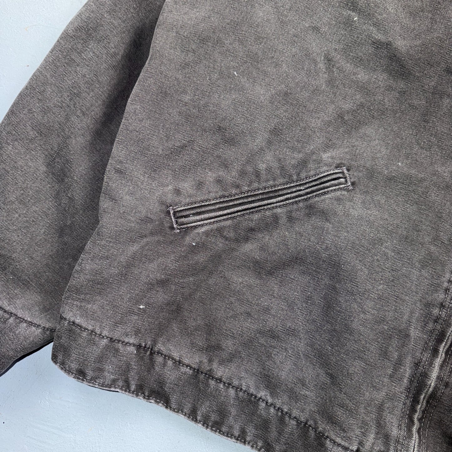 Carhartt Vintage J97 GVL Detroit Blanket Lined Jacket Size XL Tall Gray