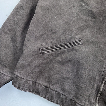 Carhartt Vintage J97 GVL Detroit Blanket Lined Jacket Size XL Tall Gray