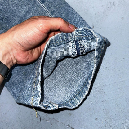 Levis 501 Vintage 90s Mex XX Straight Leg Jeans Blue Light Wash 36x30 Act 35x25