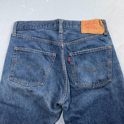 Levis 501 Vintage 80s Redline Selvedge USA XX Jeans Dark Wash 33x31 Act 31x27