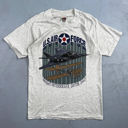 USAF VTG T Shirt US Air Force 90s FOTL Dayton Ohio Plane Jet Military