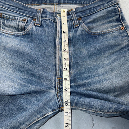 Levis 501 Vintage 80s Redline Selvedge USA XX Jeans Light Wash 30x31 Act 28x25